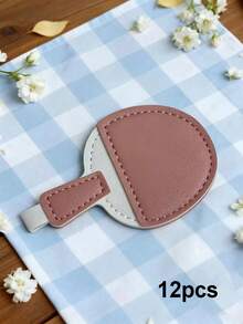Personalized Custom 2026 New Style Cute Keychain PU Leather Bag Charm Ping Pong Racket Schoolbag Pendant Niche Design Back To School - Multicolor - View 17