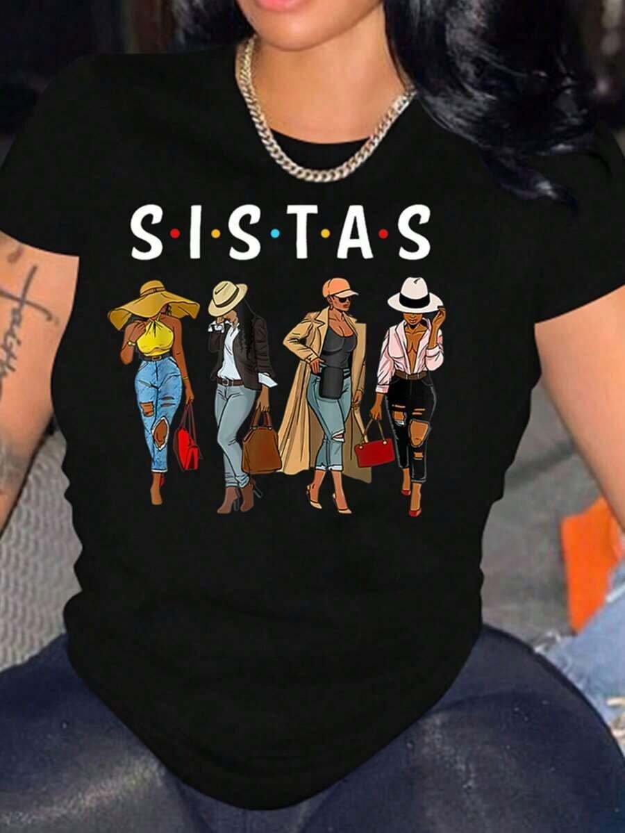 Women T-Shirts - Black - View 1