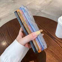 超薄半透明磨砂软TPU手机壳，兼容Galaxy S26/S25/S24/S23 Ultra Plus FE、A57/A37/A17/A56/A36/A26/A16/A55/A35/A25/A15/A54/A34/A14/A53/A52。摄像头保护，防震透明保护壳。 - 黑色 - 查看 4