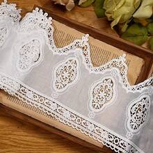 1/3 Yards European Retro Hollow Embroidery Lace 17Cm Fabric Clothing Decoration Border Sewing Additions Suitable For Wedding Dress Decoration, DIY Clothing, Doll Dresses, Home Decor, Wedding Season, And Beginner Sewing. - Multicolor - View 11