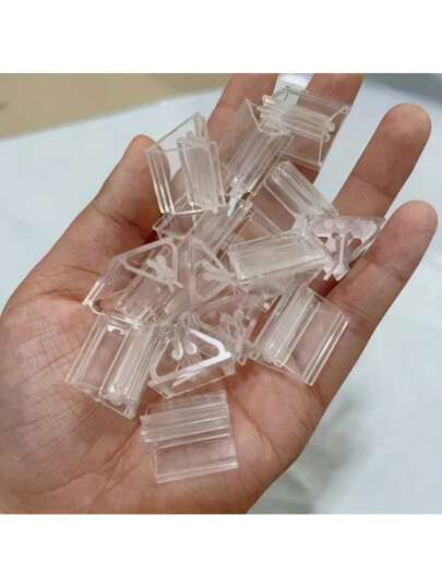 10个透明亚克力卡片展示架 - 高清晰度、耐用、轻便、坚固的卡片支架，适用于家庭办公室、活动、照片/信息展示、派对装饰，简约设计，轻质材料
