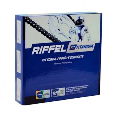 KIT RELAÇÃO/TRANSMISSÃO REFFEL KIT TITANIUM