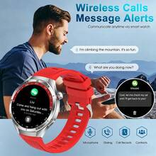 The Latest ERUN 2026 Smartwatch Features A 1.5-Inch HD Screen, A 250mAh Battery, A New Watch Band, Over 10 Sports Modes, Customizable Watch Faces, Voice Calls, Hydration Reminders, Sedentary Reminders, An Alarm Clock, Bluetooth Calling, Weather Updates, And Bluetooth Music Playback. This Stylish Watch Is Compatible With Both Android And IOS Devices, Making It An Ideal Holiday Gift. - View 5