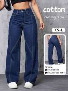 Fashionable Elegant Detailed Pocket Button Solid Color Pants, A Casual Loose Fit Trousers Suitable For Spring, Summer, Autumn And Winter Daily Wear, Travel - Grey - View 9