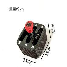 1pc Manual Gear Shift Knob Stress Relief Toy - Square Gear Shift Stick, Suitable For Office Desk, Suitable For Teenagers And Car Enthusiasts, Can Be Used As A Gift For In-Car Or Office Use - Multicolor - View 7