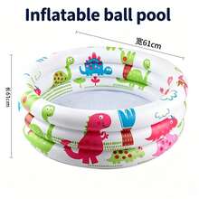 Piscina inflable de PVC, piscina para adultos reforzada con bomba de aire de carga inalámbrica, talla grande segura y conveniente, estilo seleccionado (estilo y color aleatorios) - Multicolor - Ver 7
