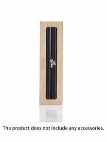 1個多格木製戒指托盤 - 具通風設計的珠寶收納整理盒，木製戒指架適合放置於檯面，戒指、耳環、項鍊的裝飾性珠寶展示盤，極簡設計，項鍊架，理想的禮物選擇 - 彩色 - 查看 14