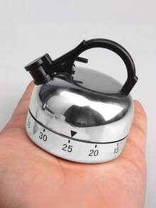 2pcs 60 Minute Tea Pot Shaped Mechanical Kitchen Cooking Timer - Multicolor - View 3