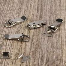 2/5Pcs Stainless Steel Box Latch Buckle Duckbill Clasp Universal Metal Clasp Accessories For Toolbox Wooden Box Beehive, Rust-Proof Corrosion-Resistant Durable - Silver - View 11