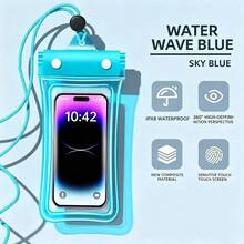 Túi đựng điện thoại chống nước IPX8, vỏ điện thoại chống nước nổi có dây đeo, túi khô TPU trong suốt dùng cho bơi lội, bãi biển, chèo thuyền kayak, du lịch. - Túi chống nước - Xem 13