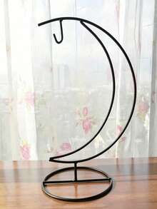 Moon-Shaped Iron Display Rack Set, Luxury Exquisite Craftsmanship, Suitable For Hanging Glass Balls, Candle Holders And Flower Pots, Ideal For Home Desktop Decoration - Multiple Styles - View 5