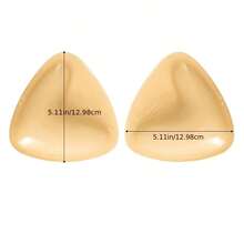2pcs Reusable Double-Sided Adhesive Bra Lift Tape - Breathable Silicone Triangle Bra Lift Pads, Super Lifting, Suitable For Strapless, Bikini, Swimwear And Sports Bras, Comfortable Invisible Natural Bust Shaping, Long-Lasting - Clear - View 8