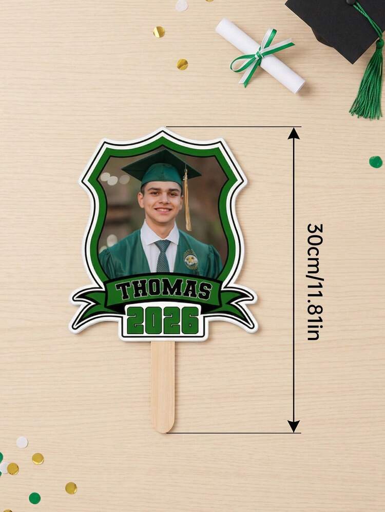 1 chiếc quạt in ảnh và chữ cá nhân hóa dành cho lễ tốt nghiệp, quạt in hình khuôn mặt tùy chỉnh, quạt đội đầu in hình kỷ niệm tốt nghiệp năm 2026, quạt cầm tay in ảnh tùy chỉnh cho tiệc sinh nhật tốt nghiệp, quà tặng tốt nghiệp tùy chỉnh cho khách mời, quạt dành cho sinh viên tốt nghiệp đại học năm 2026, món quà độc đáo cho bạn bè. - Nhiều màu - Xem 7