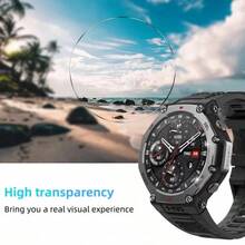 Comfort Fit Watch Screen Protector (4pcs/2pcs) 9H Tempered Glass Screen Protector For T-Rex 3, Ultra-Clear, Slim And Fit, Sensitive Touch, Precise Fit, Scratch-Resistant, Bubble-Free Mother's Day Gift - Compatible With T-rex 3 - View 9