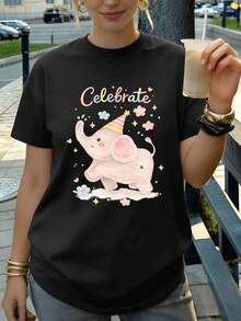 Women T-Shirts - Black - View 1