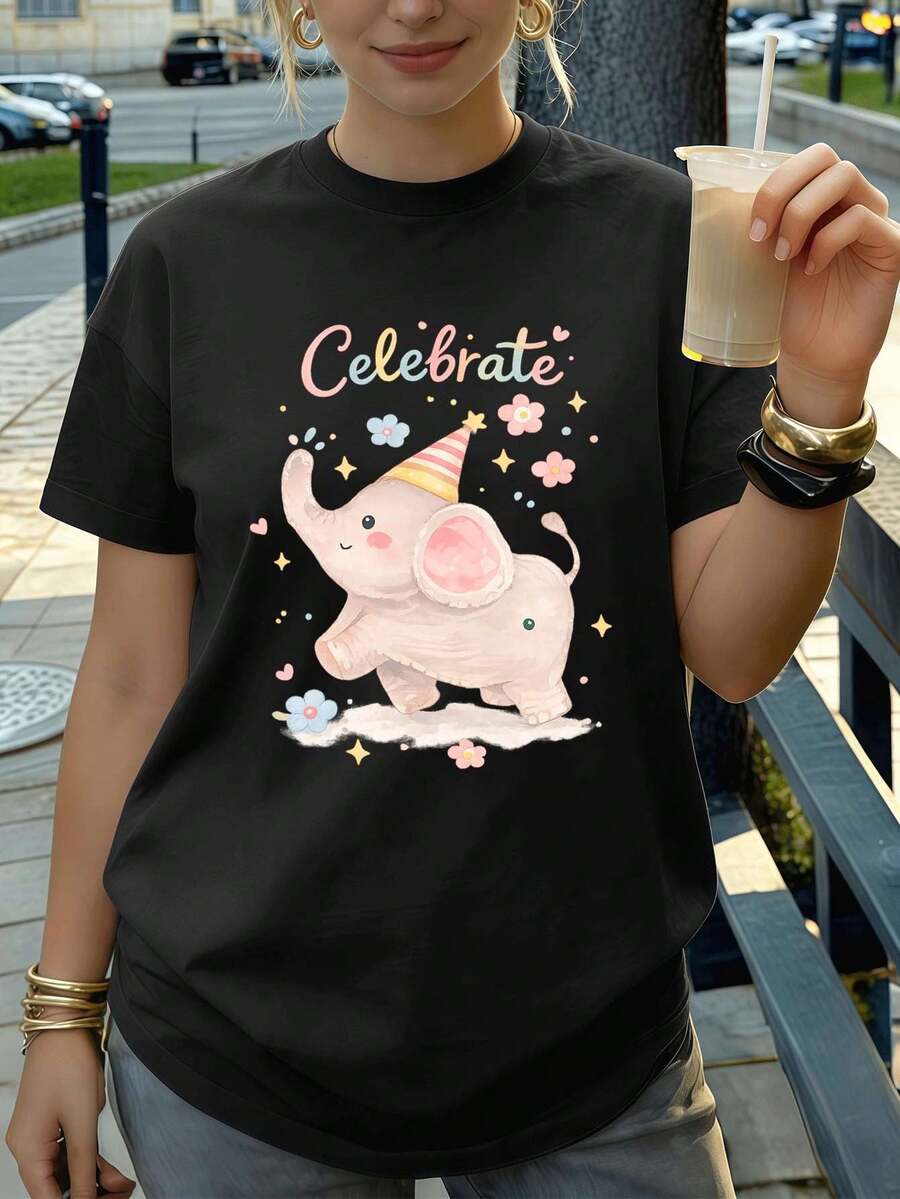 Women T-Shirts - Black - View 1
