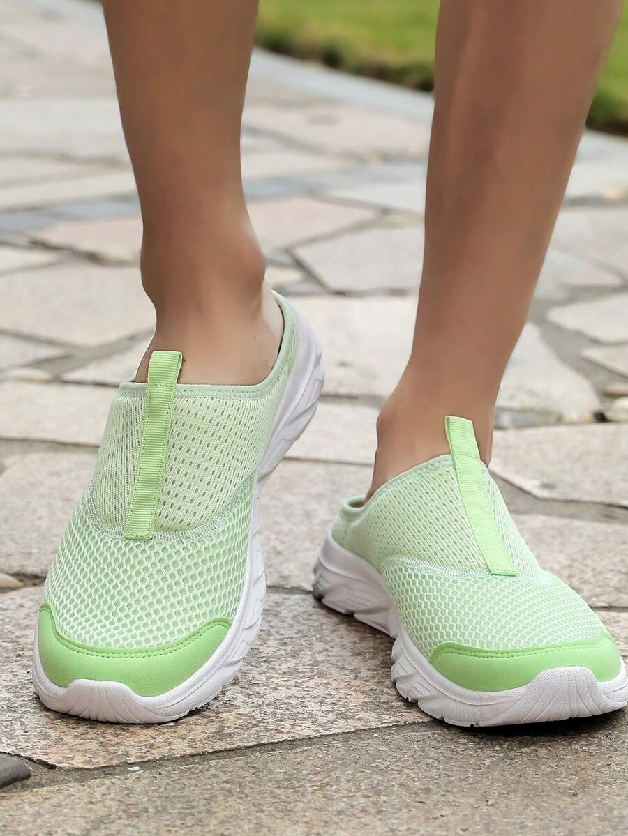 Giày lười mùa hè thoáng khí, kiểu dáng casual unisex, giày lười không gót nhẹ dành cho nam và nữ.