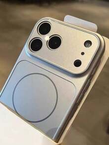 Nâng cấp phong cách: Ốp lưng từ tính cửa sổ lớn nguyên bản, tương thích với iPhone 17/16/15/14/13 Air/17 Pro Max – Hỗ trợ sạc không dây, bề mặt mờ. - Bạc - Xem 2