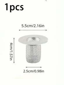 2pcs Drain Covers, Hair Catcher Filters, Suitable For Bathroom Sink, Shower Drain Strainer - Silver - View 13