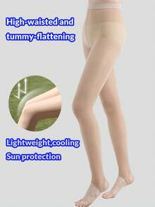 1/3 đôi tất nén thời trang nữ, tất mỏng nhẹ, chống nắng, giúp thon gọn đôi chân, phù hợp cho công sở, thể thao và nhiều dịp khác. - Nhiều màu - Xem 5