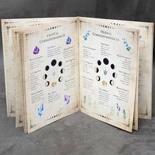 47 Pages Moon Magic Journal Lunar Spellbook Grimoire Notebook For Witchcraft Ritual Planning Moon Phase Tracking Manifestation Writing Book Of Shadows Spiritual Practice Hardcover Guided Journal - A - View 4