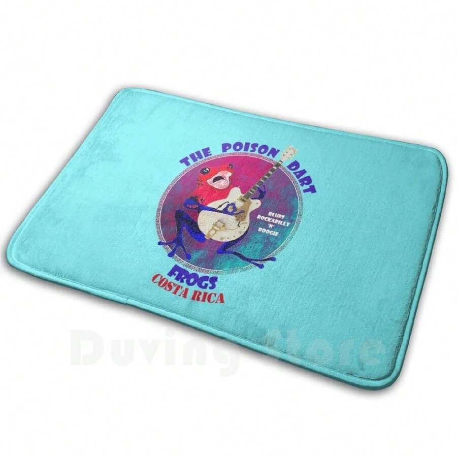 Frogs Carpet Mat Rug Cushion Soft Non-Slip Guitar A Boogie Blues Band  Rica White Falcon - 1PC - 查看 1