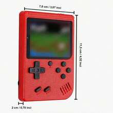 Máy chơi game cầm tay YiYi Macaron Mini 400 trong 1, màn hình lớn, thiết bị chơi game cổ điển di động với pin sạc 1020mAh, cắm là chơi, máy chơi game retro (1 người chơi/2 người chơi) - Nhiều màu - Xem 11