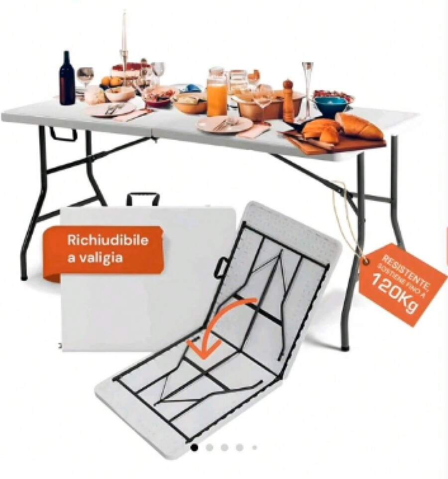 Tavoli da picnic - MESA-180CM*70CM - Visualizzare 1