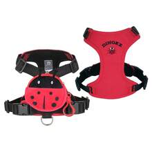 DINGKE H-Shape Pet Harness Cat Harness Anti-Escape Lightweight Breathable Comfort Adjustable For Small Medium Cats With Cute Cartoon Plush Charm Pet Bag. Stylish Plush Decoration, The Multi-Functional Pet Bag Can Hold Waste Bags/Snacks/Decorations, And Also Fit A Pet ID Tag/GPS Tracker/Contact Info Slip To Prevent Getting Lost. - Multicolor - View 6