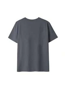 Set de 3 camisetas de manga corta con cuello redondo, de uso diario y casual, con estampado floral, simples y de moda para mujeres en verano - Albaricoque - Ver 7