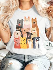 Women T-Shirts - Black - View 6