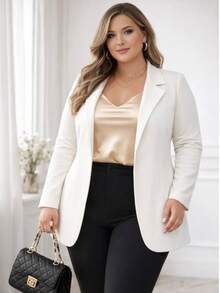 Women's Max Blazer Plus Size G1 G2 G3 - White - View 1