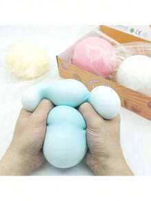 New Jumbo Fluid Cheese Ball Squishy Toy Light Retro Light Luxury Extra Large Slow Rebound Squeeze Stress Relief Toy 8P8I - Người khổng lồ xanh - Xem 3