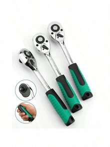 151pcs Comprehensive Mechanical Tool Set - 1/4", 3/8", 1/2" Deep And Standard Sockets, Ratchet Wrench Set, S2 And CR-V Sockets, Automotive Repair And Home Mechanic Kit, Including Combination Wrenches, Accessories And Storage Box - Random Style Auto Repair Tools - View 5