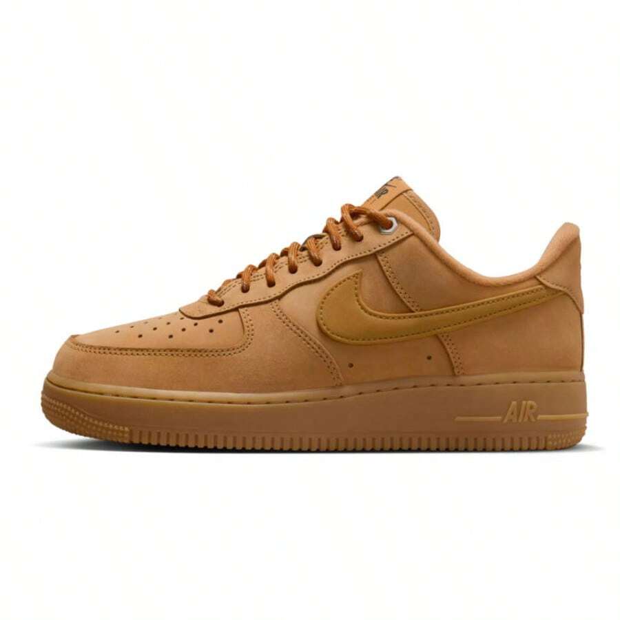 Nike 耐克女鞋新款 AIR FORCE 1 空军一号 低帮滑板鞋 AF1 休闲运动鞋 - 棕色 - 查看 1