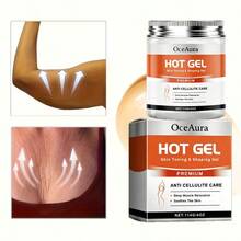 114g,Body Hot Gel, Lifts Loose Skin, Reduces Orange Peel Tissue, Increases Skin Elasticity, Shapes Body Curves, Lightens And Beautifies The Body, Moisturizes And Massages The Skin Care Gel - 身材護理霜 - 查看 3