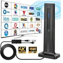 Digital HD TV Antenna Indoor, 4K 1080P Long Range, High-Quality Signal For Home Entertainment - 查看 1