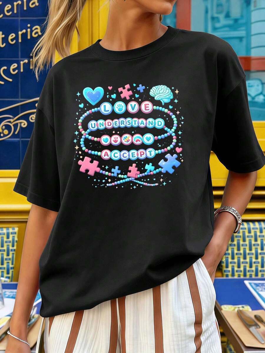 Women T-Shirts - Black - View 1