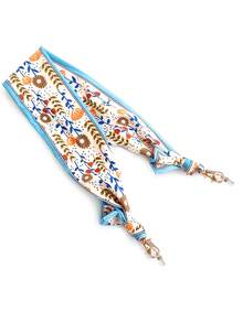 1pc Printed Fabric Fashion Eyeglass Chain, Spring Women Eyeglasses Anti-Slip Strap, Eyeglasses Lanyard, Eyewear Accessories, Mask Fixing Strap, Creative Mask Lanyard, Gift, Reading Glasses Chain - Multicolor - View 8