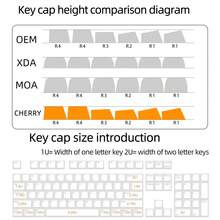 FLAMING SKOUL 123 Keys Retro Style Keycaps, A Great Gift For Friends - View 7