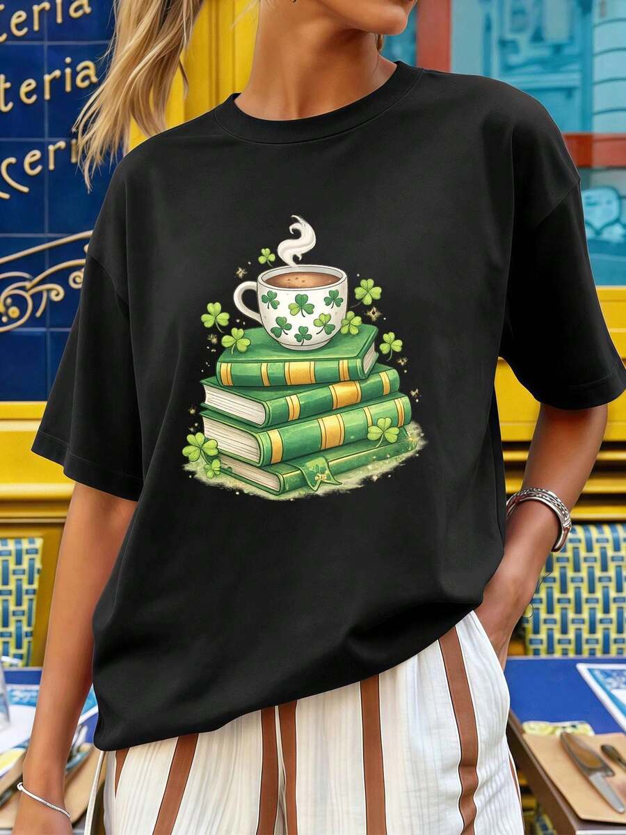 Women T-Shirts - Black - View 1