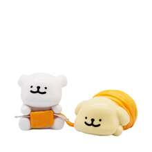 6pcs/Set Cute Line Art Puppy Happy Series Figurines, Collectible Toys, Desk Decor, Claw Machine Prizes, Gifts - Multicolor - View 7