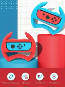 2 chiếc vô lăng OLED cho Switch, phụ kiện tay cầm chơi game đua xe Joy-Con cho Switch. - Xem 6
