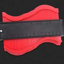 1pc Multi-Functional Precise Measuring Tool, Contour Gauge Profile Duplicator, Asymmetrical Shape Outline Duplicator, Woodworking Curve Ruler - Multicolor - View 6