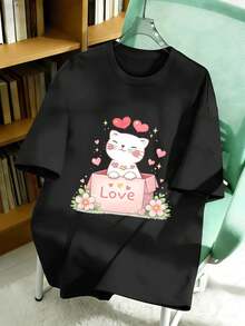 Women T-Shirts - Black - View 2