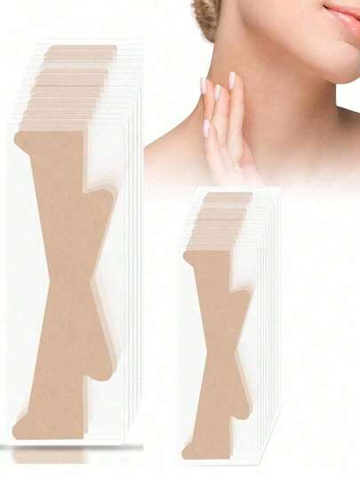 Invisible Neck Lift Tape, Elastic Patch, Unisex Neck Tightening Tape, Invisible Fine Lines, Say Goodbye To Wrinkles. High Elasticity Invisible Neck Tape, Suitable For Double Chin And Loose Skin.