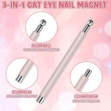 Bộ dụng cụ vẽ móng nghệ thuật mắt mèo 3 trong 1 gồm: khuôn vẽ móng nghệ thuật mắt mèo, hiệu ứng 3D, gel UV, dụng cụ làm đẹp móng mắt mèo và phụ kiện. - Nhiều màu - Xem 3