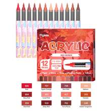 1pc 96/48/36/24/12 Skin Tone Liquid Brush Pens, Nail Art Markers, Skin Tone Watercolor Markers, Ceramic Markers, Body Painting DIY Pens, Waterproof Acrylic Markers, Soft Tip Watercolor Brushes For Professional Art Drawing - Straight Liquid Marker - View 31