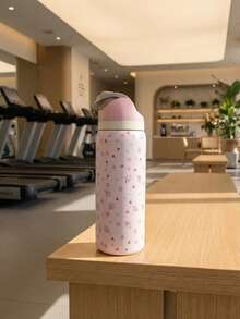 OW 32OZ Insulated Stainless Steel Water Bottle With Straw,Cherry Blossom,One-Click Lid + Leak-Proof, Sip With One Hand While Hiking/Jogging. A Perfect Holiday Gift For Sporty Loved Ones-Large Capacity + Sleek Finish, Practical & Stylish - Cherry Blossom - 查看 4