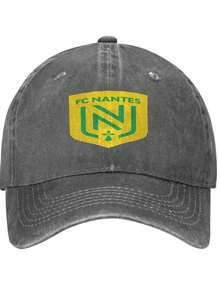 FC Nantes Fashionable Versatile Casual Baseball Caps For Men And Women, Sun Hats For Outdoor Outings, Travel, Hiking And Fishing - 灰色 - 查看 1